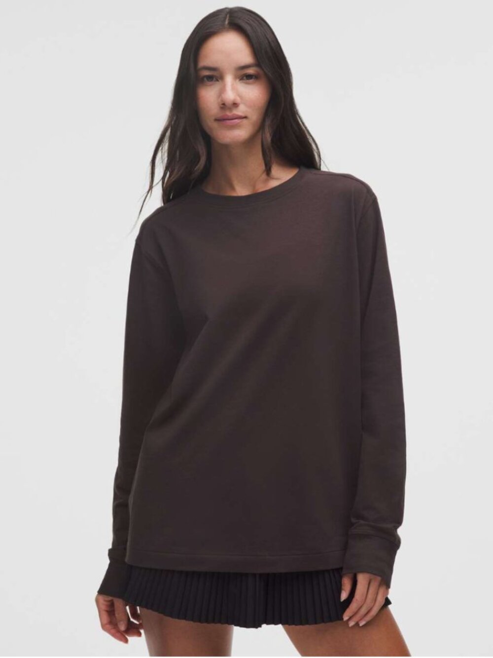 Lululemon All Yours Organic Cotton Long-Sleeve Shirt in Sequoia